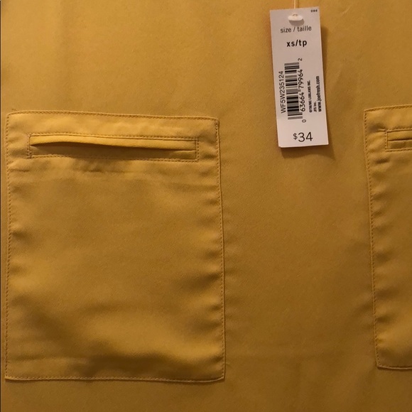 NWT Joe Fresh Mustard Yellow Top - Picture 2 of 4
